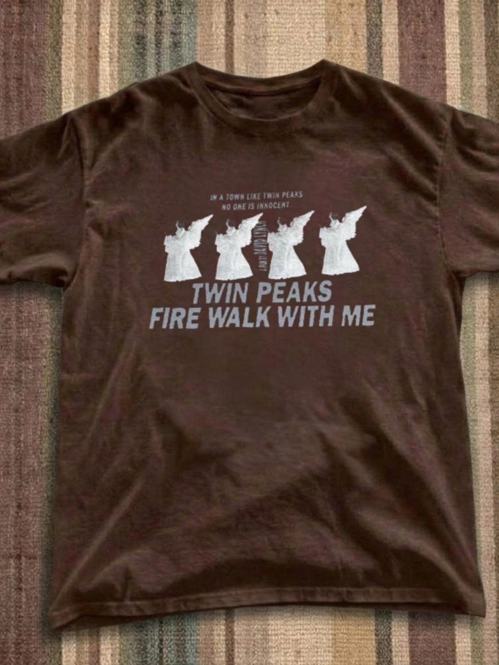 Twin Peaks 'Fire Walk With Me' Graphic Tee - Brown